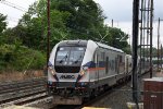 Commuter shoves out of the station